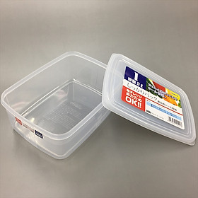 Bộ 3 hộp đựng thực phẩm, đồ khô cho gia đình nhựa từ PP cao cấp không chứa chất gây hại 2L - Nội địa Nhật Bản