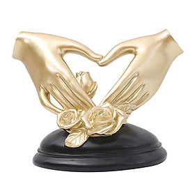 Hand Resin Statues Sculptures Hand Gesture Figurines Tabletop Decors Wedding
