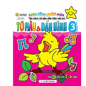 Sách Cuộc Sống Muôn Màu - Tô Màu & Dán Hình (Tập 3)