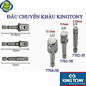 Mua Bộ ba đầu chuyển lục giác sang bulong Kingtony 1/2 & 3/8 & 1/4
