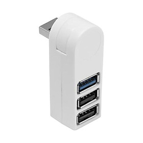 3 Port USB 3.0 Hub 270 Degree Rotatable Converter for Mouse Digital Camera