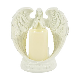 Angel LED Candle Angel Figurines Flameless Candles Flickering Commemorate Angel Candles Home Party Memorial Decor