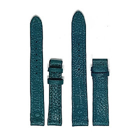 Dây đồng hồ da bò nhiều size màu xanh lá HJ8103-17-31