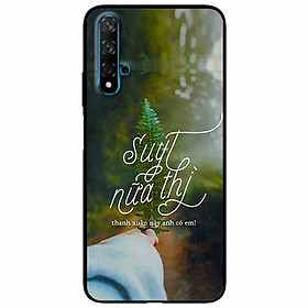 Ốp lưng in cho Huawei Nova 5T Mẫu Suýt Nữa Thì