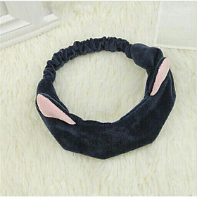 Băng đô turban tai mèo 3D vải nhung mềm mịn BD11
