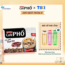 Cà phê phố đen đá - maccoffee