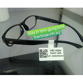 Mua Giấy in tem kính mắt cho máy in tem nhiệt Xprinter XP 350B  Tem gọng kính - Giấy in nhiệt cuộn 30m