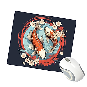 Miếng Lót Chuột MousePad Cá Koi Capybara Vịt OFF Heo Trà Sữa Hoạt Hình Labubu_ Hàng chính hãng