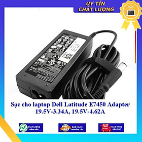 Sạc cho laptop Dell Latitude E7450 Adapter 19.5V-3.34A 19.5V-4.62A - Hàng Nhập Khẩu New Seal