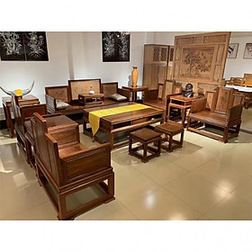 Mua Bộ bàn ghế Bảo Liên Hoa Bộ 13 Món Gỗ Gõ - BG023