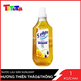 Nước lau Sàn Sunlight Hương Thiên Thảo Và Thông Chai 1Kg