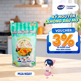 Màng Bọc Thực Phẩm PE Tái Sử Dụng Dạng Bo Chun MyJae, Màng Bọc Bảo Quản Thức Ăn (100 Cái/Gói)