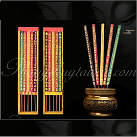 Mua Nhang cây loại HỘP nhũ màu (hộp 3 cây  5 cây) cao cấp - Thờ cúng