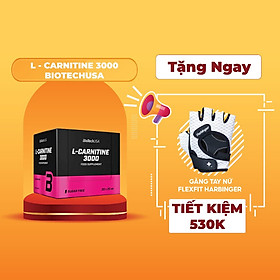 Thực Phẩm Bổ Sung Hỗ Trợ Đốt Mỡ L-Carnitine 3000 BiotechUSA - Dạng Chai Shot Tiện Lợi