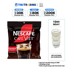 Cà phê Hòa tan NESCAFÉ CAFÉ VIỆT 35 gói Vị Mạnh đặc trưng