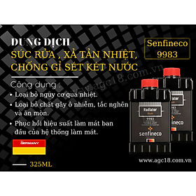 Súc Rửa Két Nước , Xả Tản Nhiệt , Chống Rỉ Sét Két Nước Senfineco 9983