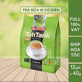 Trà Sữa Teh Tarik Vị Cổ Điển Aik Cheong Malaysia - Teh Tarik Classic 3 In 1 - 600g (15 Gói x 40g)