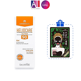 Gel chống nắng phổ rộng không màu Heliocare Ultra 90 Gel SPF50+ 50ml TẶNG mặt nạ Sexylook (Nhập khẩu)