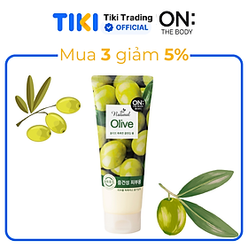 [Hàn Quốc] Sửa rửa mặt cấp ẩm tạo bọt On The Body : The Natural Olive