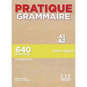 Sách học tiếng Pháp PRATIQUE GRAMMAIRE PAR LES EXERCICES - NIVEAU 1
