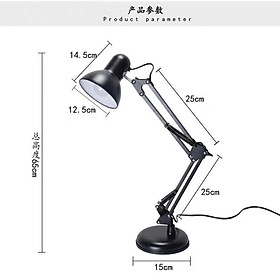 Đèn Kẹp Bàn Học,Đọc Sách, Làm Việc Pixar/ Đèn Kẹp Bàn Chắc Chắn