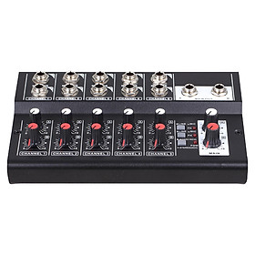 Mic Mixer Audio Sound Mixing Board 10 Channel for Home Music Recording