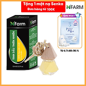 Tinh Dầu Quế Nguyên Chất Treo Xe Hơi, Tủ Áo N'Farm 10ml/ Tinh Dầu Thiên Nhiên Nguyên Chất.