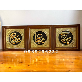 Mua Bộ Tranh chữ Phúc Lộc Thọ bằng đồng mỹ nghệ