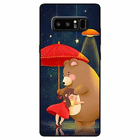 Ốp lưng dành cho Samsung Note 8 mẫu Được Ôm Gấu