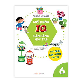 Sách cho bé - Mở khóa IQ sẵn sàng học tập - Trò chơi rèn luyện trí tuệ - Dành cho trẻ từ 4-7 tuổi