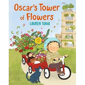 Sách - Oscar's Tower of Flowers by Lauren Tobia (UK edition, hardcover)