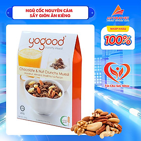 Ngũ Cốc Nguyên Hạt Sấy Giòn Socola và Hạt Yogood