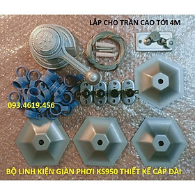 Mua Linh kiện giàn phơi 950 lắp cho trần cao tới 5m
