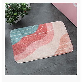 Mua Thảm (lau) chùi chân Lớn 50x80cm  thảm cửa ra vào bằng sợi Lông Lên Mềm Mịn