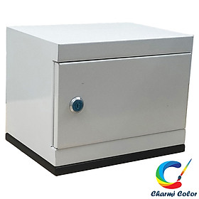 Mua Két sắt mini đen khóa chìa 23x17x17cm