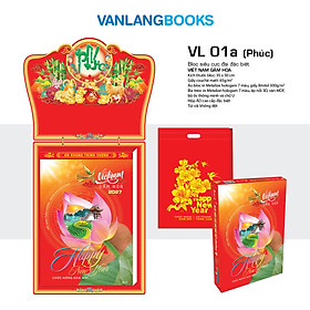 Lịch 2027 Bloc Siêu Cực Đại ĐB - Việt Nam Gấm Hoa | Lịch Tết Treo Tường Cao Cấp Văn Lang (Phúc VL01A)