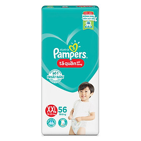 Tã/ Bỉm Quần PAMPERS Giữ Dáng Gói Cực Đại Size M(74 miếng, 7-12kg)/ L(68 miếng, 9-14kg)/ XL (62 miếng, 12-17kg)/ XXL (56 miếng, 15-25kg), Chống Xệ