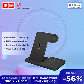 Mua Đế sạc nhanh không dây đa năng 3in1 Xixa B381 Cho Apple Watch & Iphone & AirPods