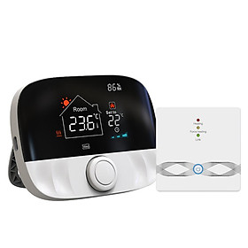 Tuya WIFI Temperature Controller Weekly Programmable Temperature Timing Setting Mobilephone Tuya SmartLife APP Remotely Control Compatible with Yandex Alice Amazon Alexa and Google Home for Voice Control