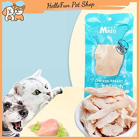 Ức gà hấp ăn liền cho chó mèo - Ức gà Pet Snack, Real Chicken, Masti cho thú cưng (40g)