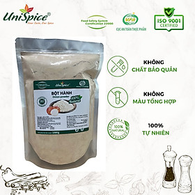 Bột hành UniSpice Túi- Gia vị tự nhiên. Bột hành ta siêu mịn nguyên chất