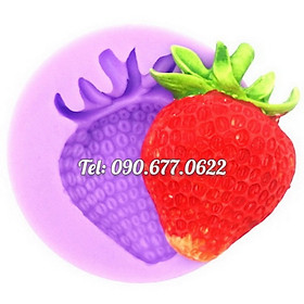 Mua Khuôn silicone làm rau câu trái dâu tây - Mã số 1112