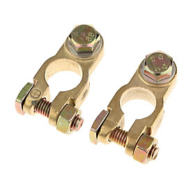 2X Positive Negative Battery Terminal Connectors Clamps for Car Motorcycle