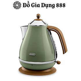 Ấm đun siêu tốc Delonghi KBOV 2001 BG/GR - Thương hiệu Ý - Hàng chính hãng