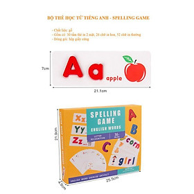 Bộ thẻ học tiếng Anh mới nhất - Spelling Game