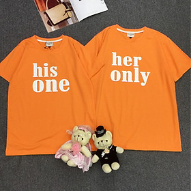 Áo thun đôi cao cấp chất liệu cotton 100% dành cho cặp đôi, thích hợp đi chơi, hẹn hò, chụp hình cưới C2.34