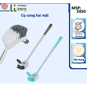 CỌ TOILET CAO CẤP, CỌ CONG 2 MẶT, CHỔI CỌ BỒN CẦU NHỰA VIỆT NHẬT - HÀNG VIỆT NAM