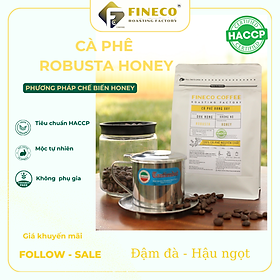 Cà phê Robusta Honey(Chế biến mật ong) - Cà phê chất lượng cao, hương thơm ngọt ngào - Cà phê pha phin/ pha máy |500gr