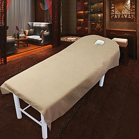 5 Pieces  Massage SPA Bed Cover Sheet With Breath Hole