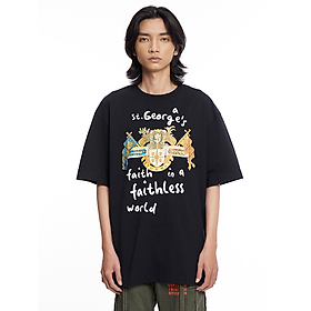 5THEWAY /faithless world/ NEW TEE in BLACK aka Áo Thun Đen Tay Ngắn
